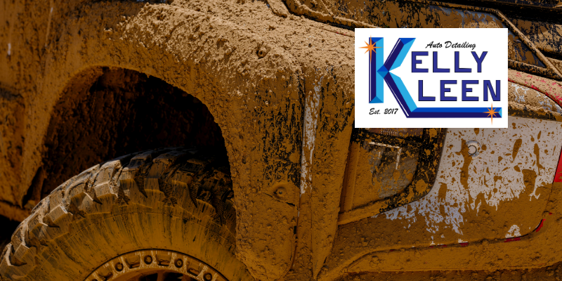 a muddy truck offroading
