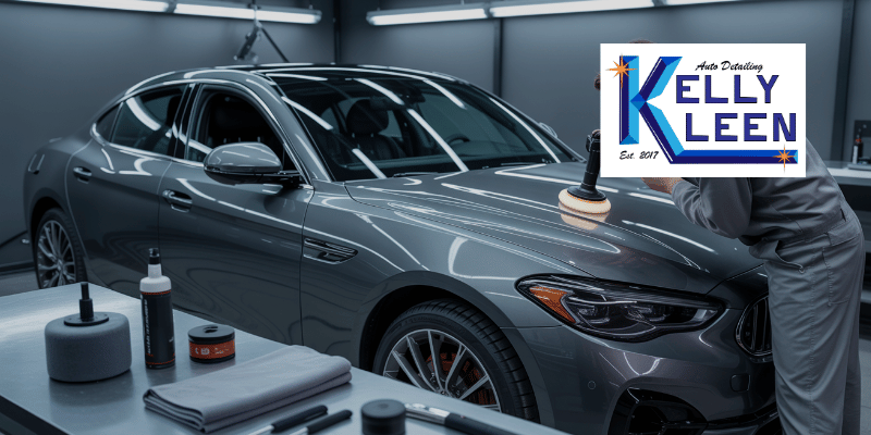 new vehicle being inspected and detailed before daily driving