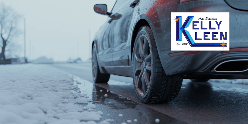 slushy roads damaged car paint winter